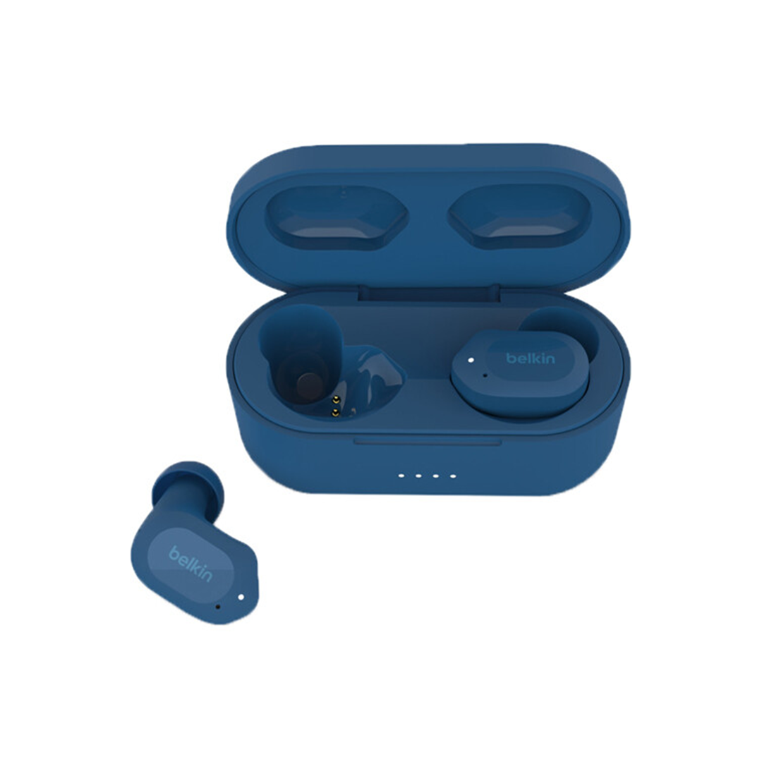 Belkin SOUNDFORM Play True Wireless In-Ear Headphones - Blue in Qatar Belkin SOUNDFORM Play True Wireless In-Ear Headphones - Blue in Qatar